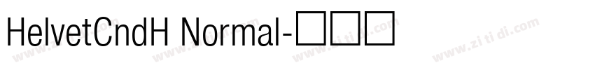 HelvetCndH Normal字体转换